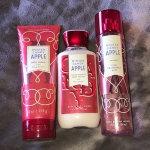 Bath & Body Works Winter Candy Apple set